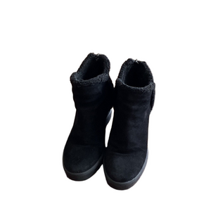 Aquatalia Black Suede Winter Boots